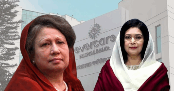 খালেদা জিয়াকে দেখতে এভারকেয়ারে জুবাইদা রহমান