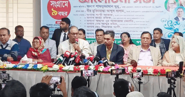 গণতন্ত্র ও জনগণের ভোটাধিকার প্রতিষ্ঠায় সবাইকে ঐক্যবদ্ধ ও সতর্ক থাকতে হবে: দুদু