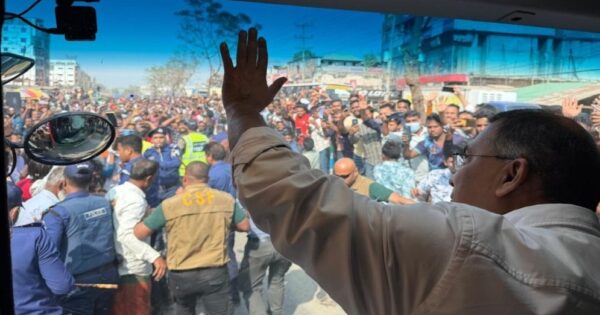 ময়মনসিংহে তারেক রহমান, উচ্ছ্বসিত নেতাকর্মীরা