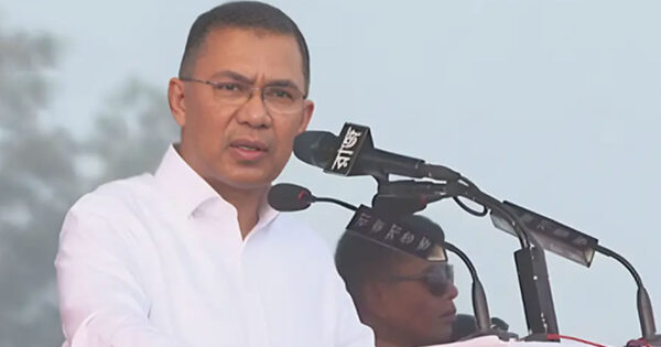 নির্বাচনী প্রচারণায় অংশ নিতে ময়মনসিংহের পথে তারেক রহমান