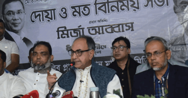 নির্বাচনে প্রতিপক্ষের সমালোচনা করা স্বাভাবিক হলেও, প্রতারণামূলক বক্তব্য স্বাভাবিক নয়: আব্বাস