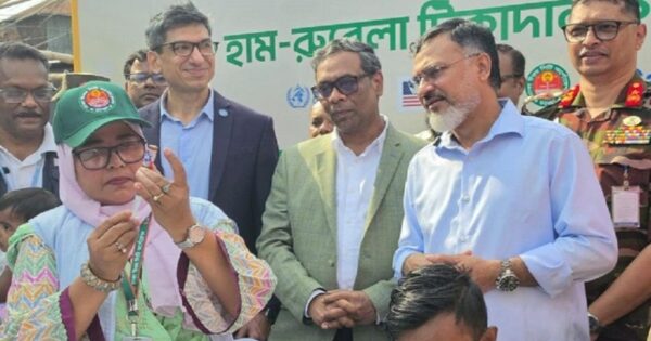 রাজধানীতে হাম-রুবেলা টিকাদান ক্যাম্পেইন উদ্বোধন