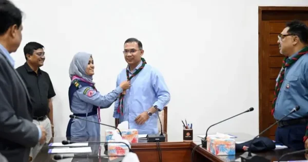 প্রধানমন্ত্রীর সঙ্গে বাংলাদেশ স্কাউটসের কার্যনির্বাহী কমিটির সাক্ষাৎ