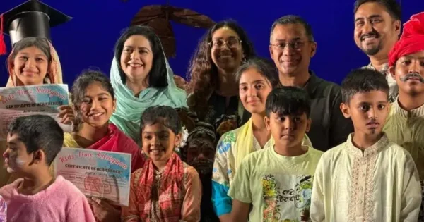 শিশুদের ভালোবাসায় সিক্ত প্রধানমন্ত্রীর পরিবার