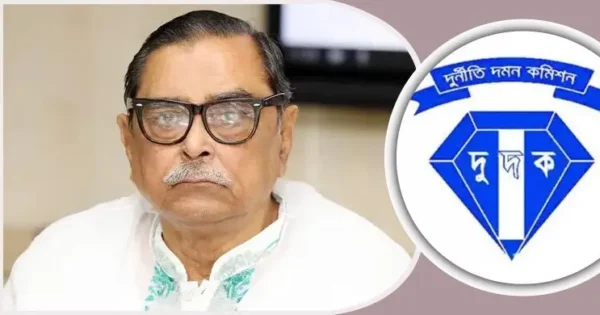 দুর্নীতির মামলায় রাশেদ খান মেননকে গ্রেপ্তার দেখানোর আবেদন