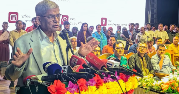 বিরোধী দল হাসিনার ভাষায় কথা বলছে: মির্জা ফখরুল